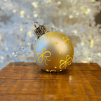 Bola de Natal Laço com LED e Movimento – 15 cm