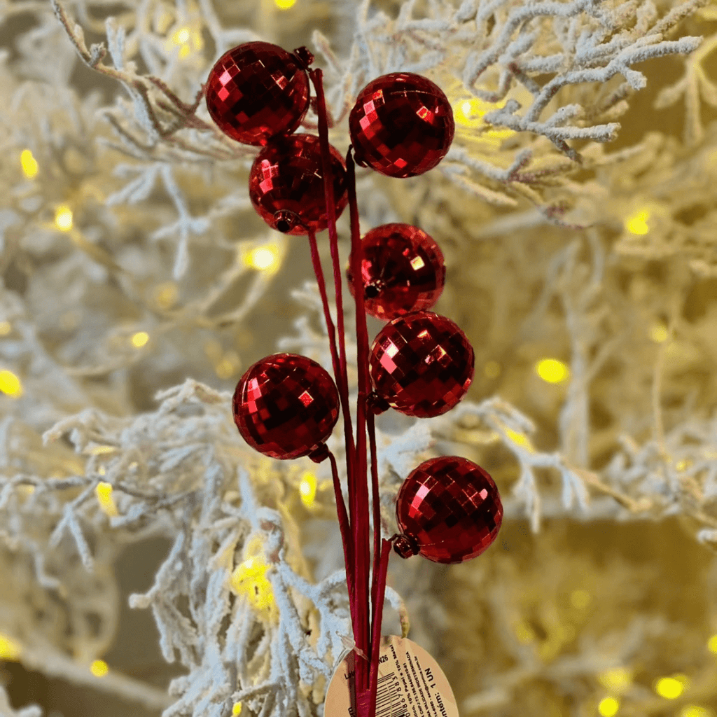 Haste Berry Metalizado Vermelho – 35 cm