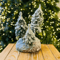 Conjunto Árvores Nevadas - 29 cm