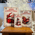 Caixas Decorativas Natal | Kit com 3 Peças