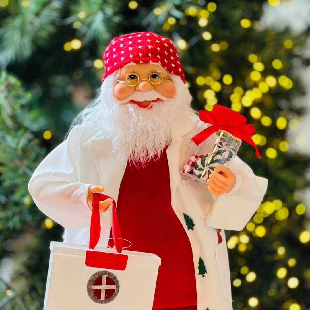 Papai Noel Natal Medico - 45cm