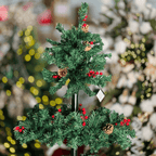 Árvore de Natal com Suporte e 5 Camadas – 2,1m