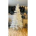 Árvore Natalina Canadá Branca com 400 LEDs – 210cm – 591 Galhos