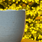 Vaso Decorativo de Cerâmica Branco – 20 x 20 x 20,5cm