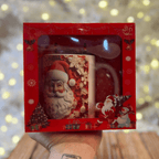 Xícara de Natal Papai Noel com Colher – 330ml