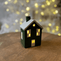 Casa Decorativa com Estrela e LED – 11,5cm