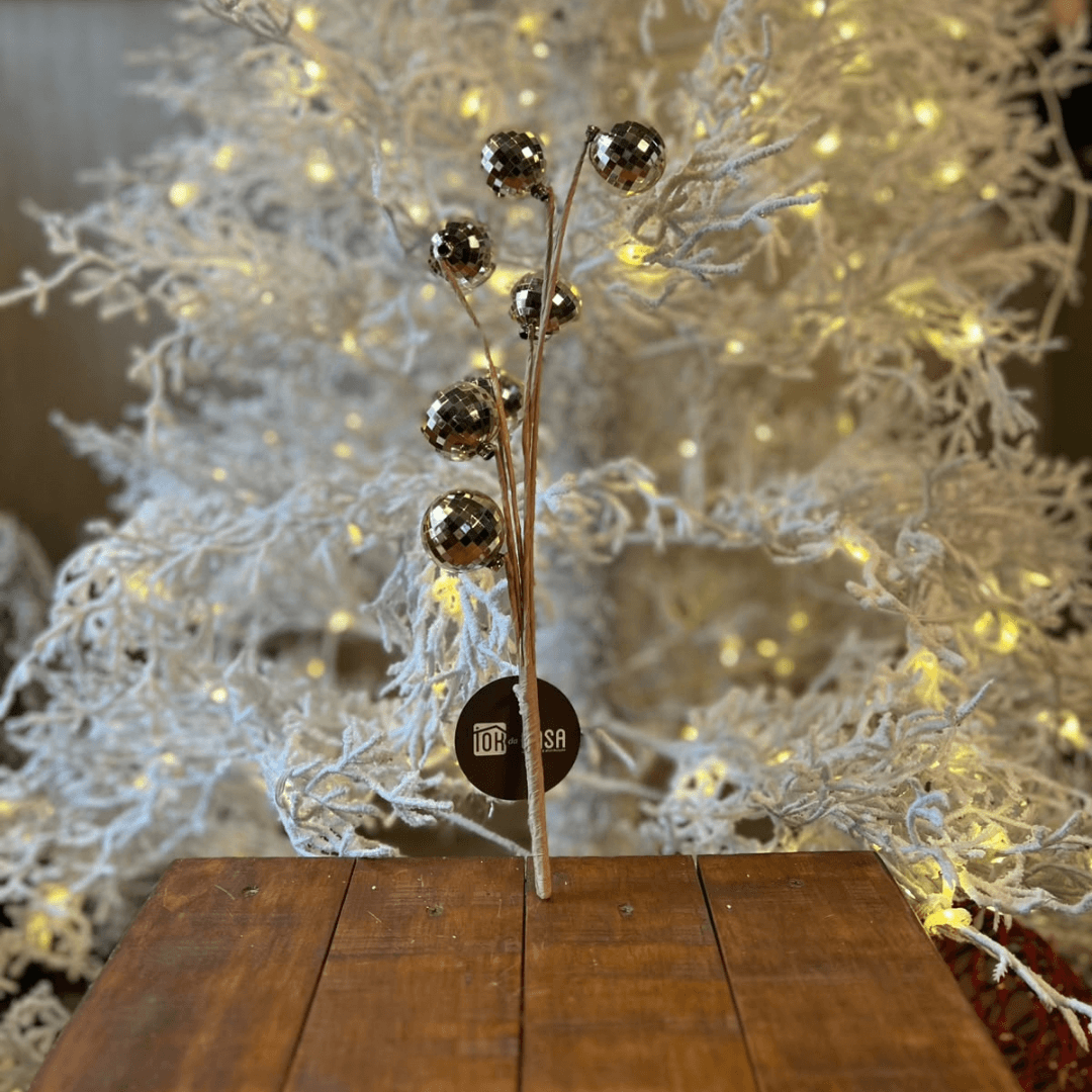 Berry Metalizado Champagne – 35 cm