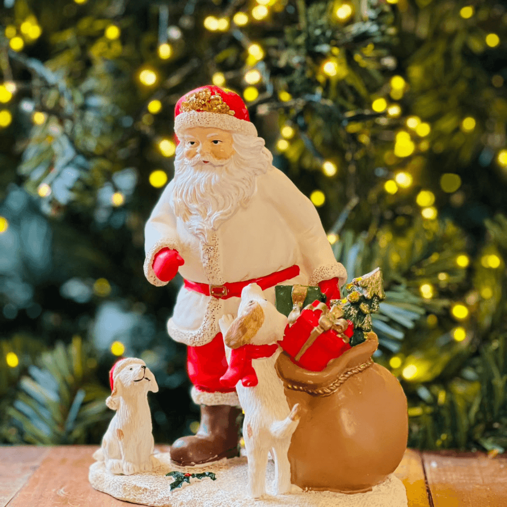 Decoração Noel com Cachorrinhos – 16 x 19,5cm