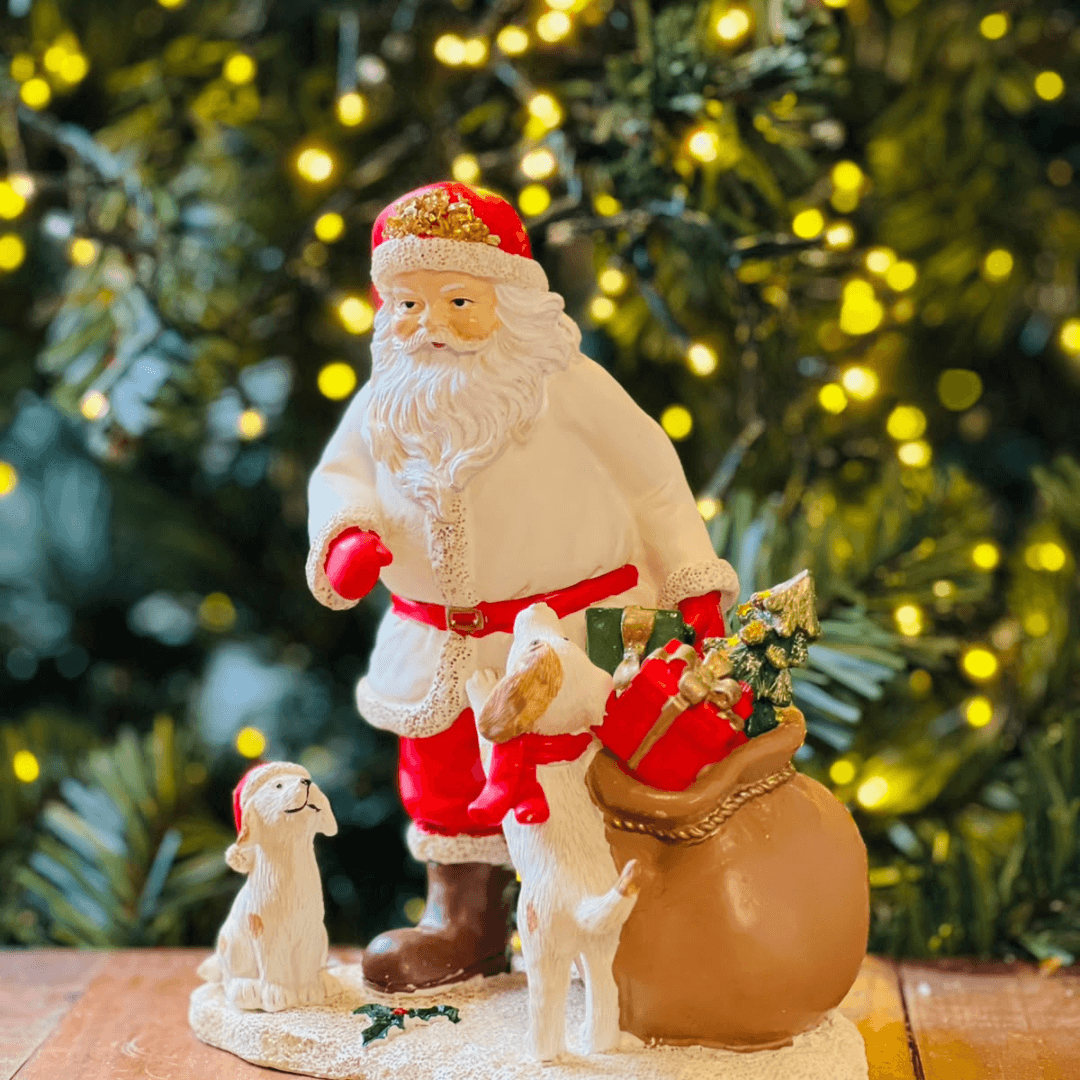 Decoração Noel com Cachorrinhos – 16 x 19,5cm