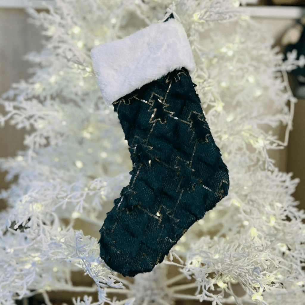 Enfeite Bola de Natal em Tecido 8 cm | Jogo com 6 Peças