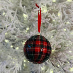 Bola de Natal Xadrez Brilhante – 12cm | Jogo com 2 Peças