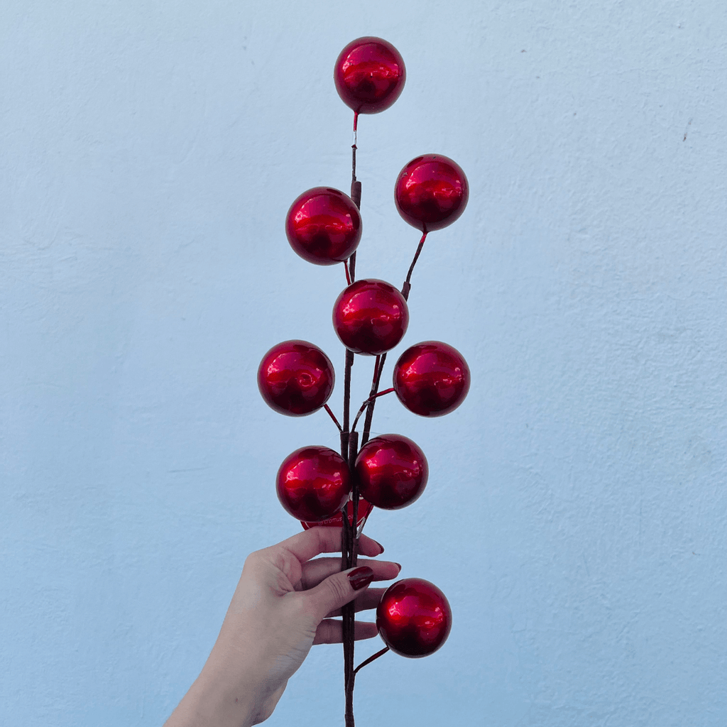 Haste com Berry Vermelho – 73cm