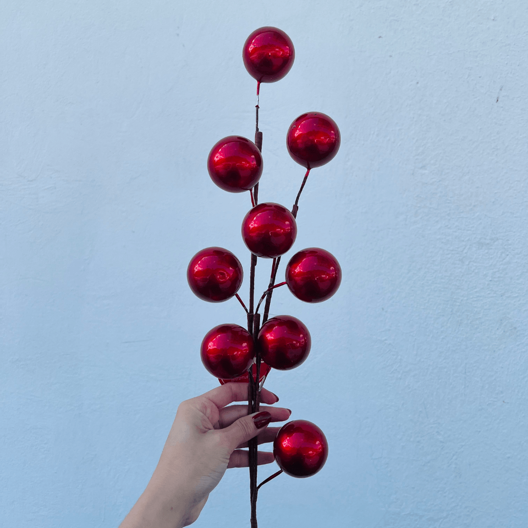 Haste com Berry Vermelho – 73cm