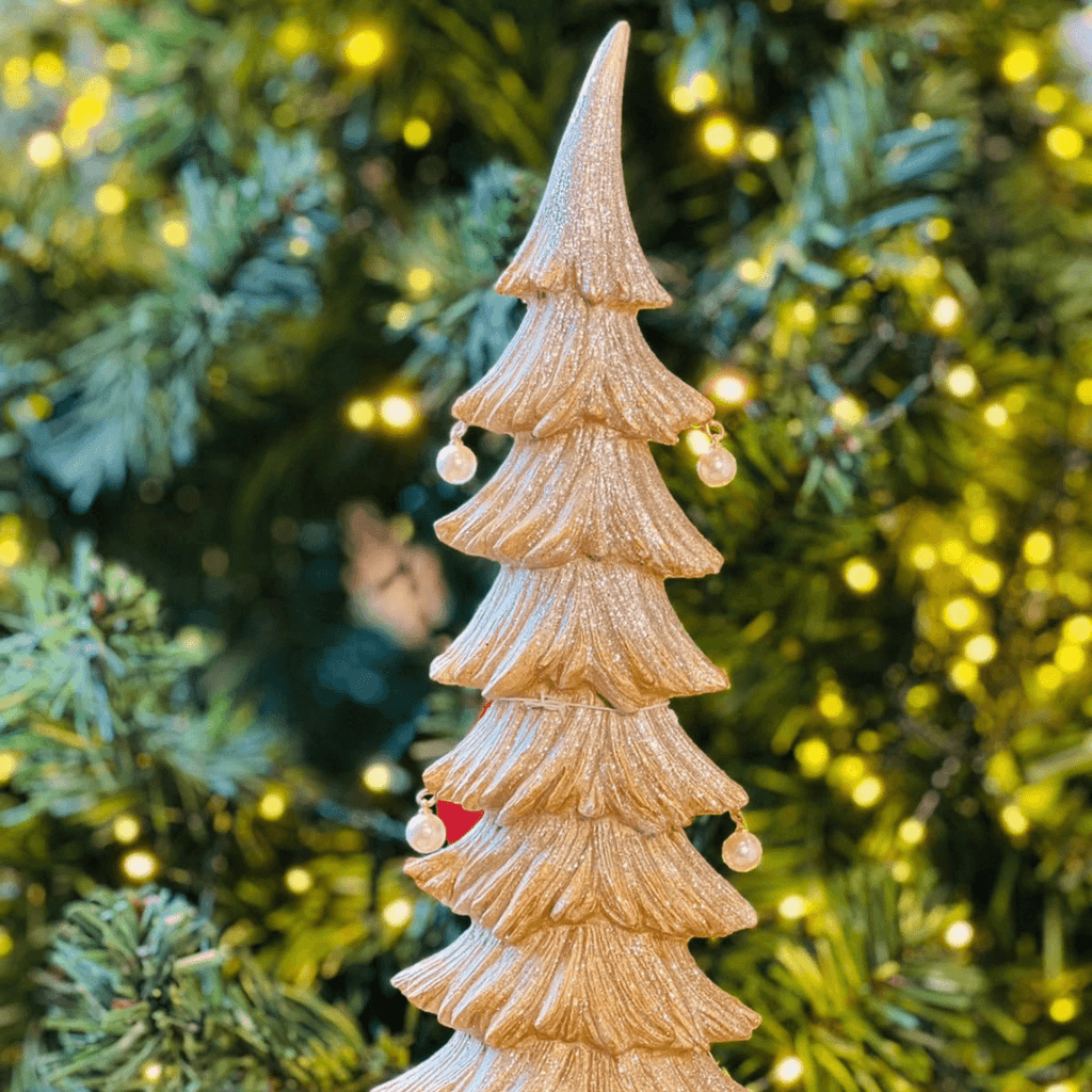 Mini Árvore de Natal Dourado – 42 cm