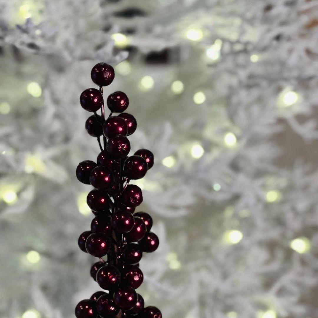 Haste Média com Berry Borgonha – 51 cm