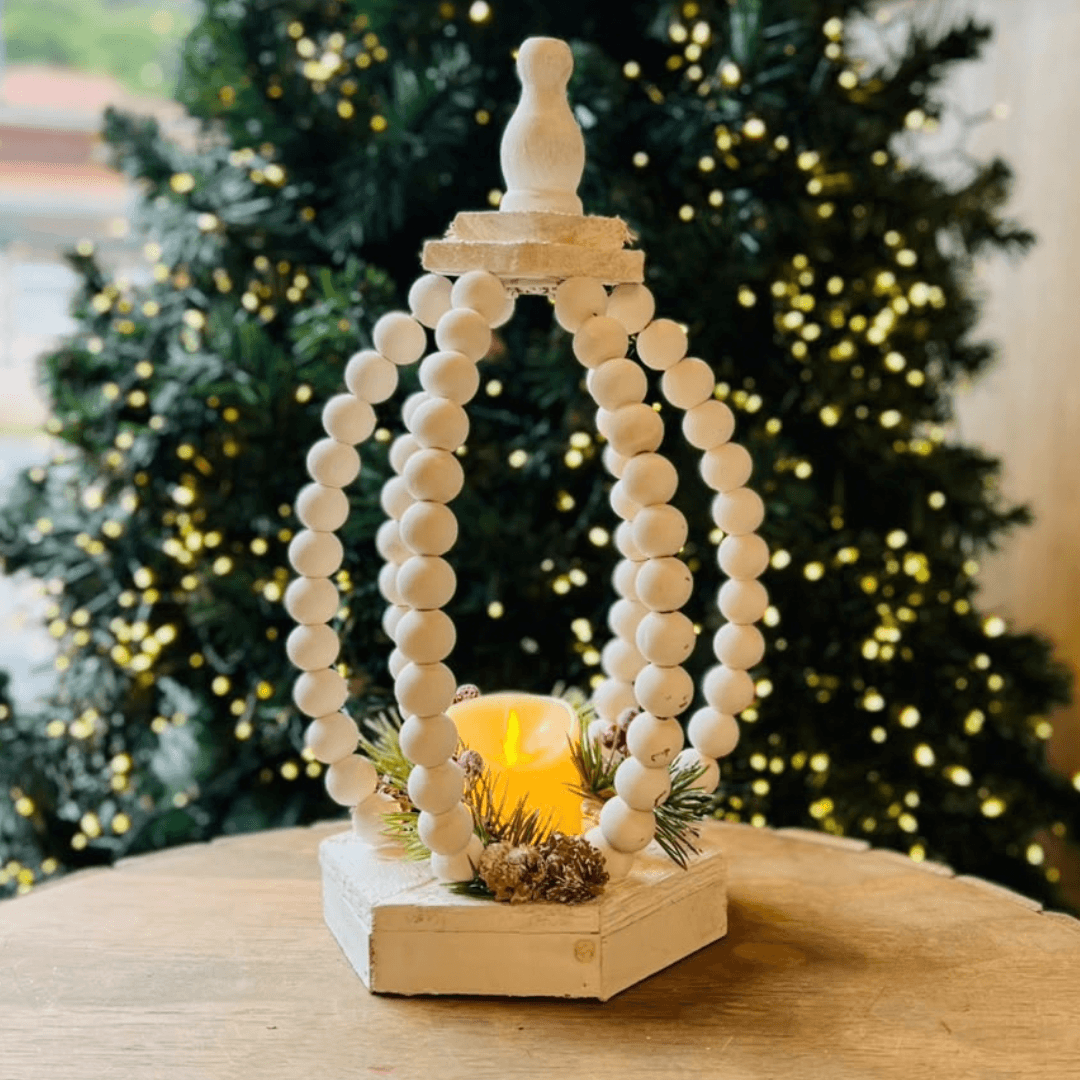 Lanterna Decorativa de Natal com LED – 33cm