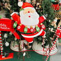 Placa Decorativa de Jardim Papai Noel – 100cm