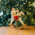 Decoração Noel com Cavalo de Balanço e LED – 20 x 21cm
