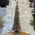 Mini Árvore Marrom e Dourado - 53 cm