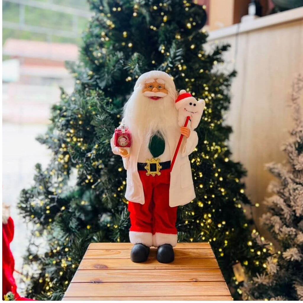 Papai Noel Natal Dentista - 45cm