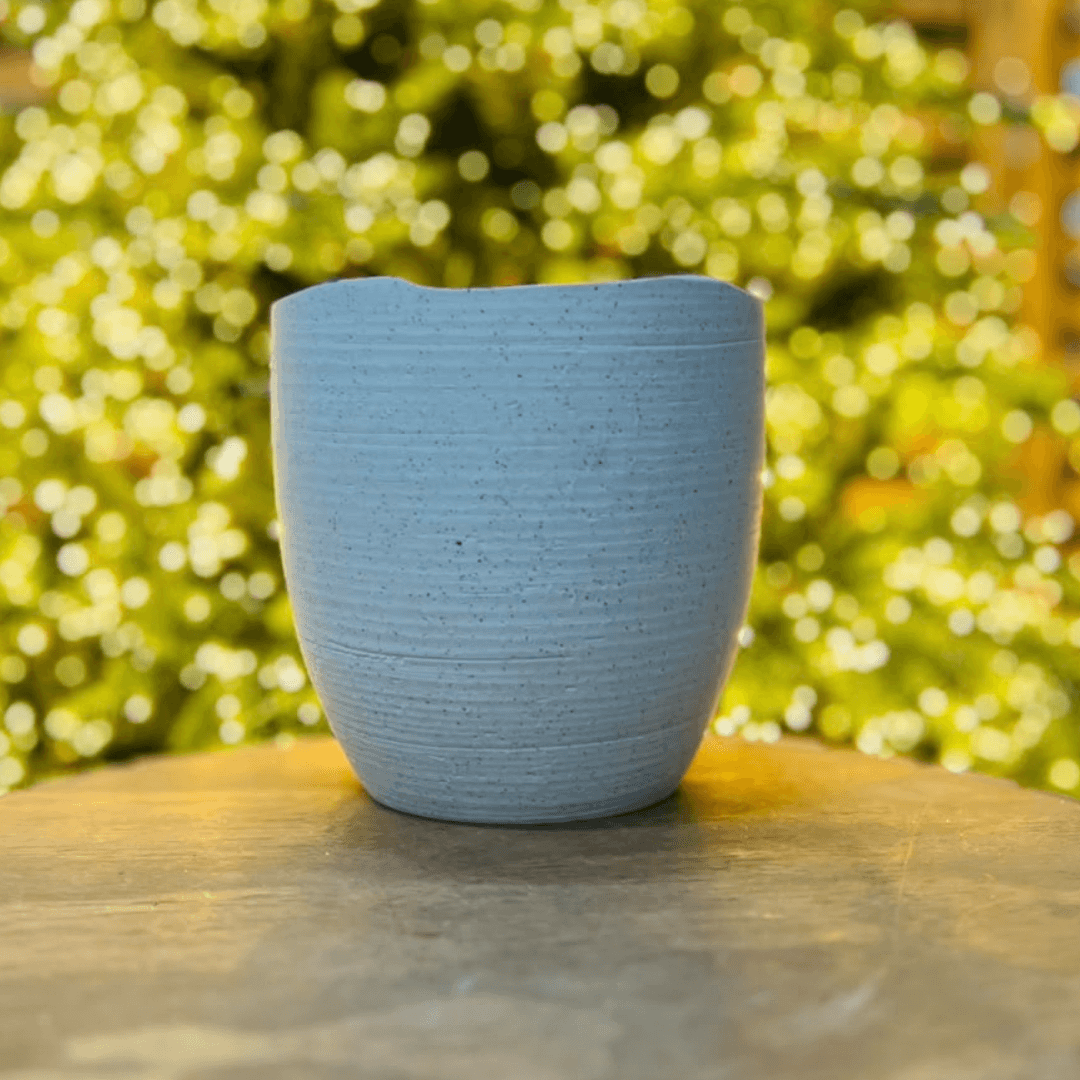 Vaso Decorativo de Cerâmica Branco – 20 x 20 x 20,5cm
