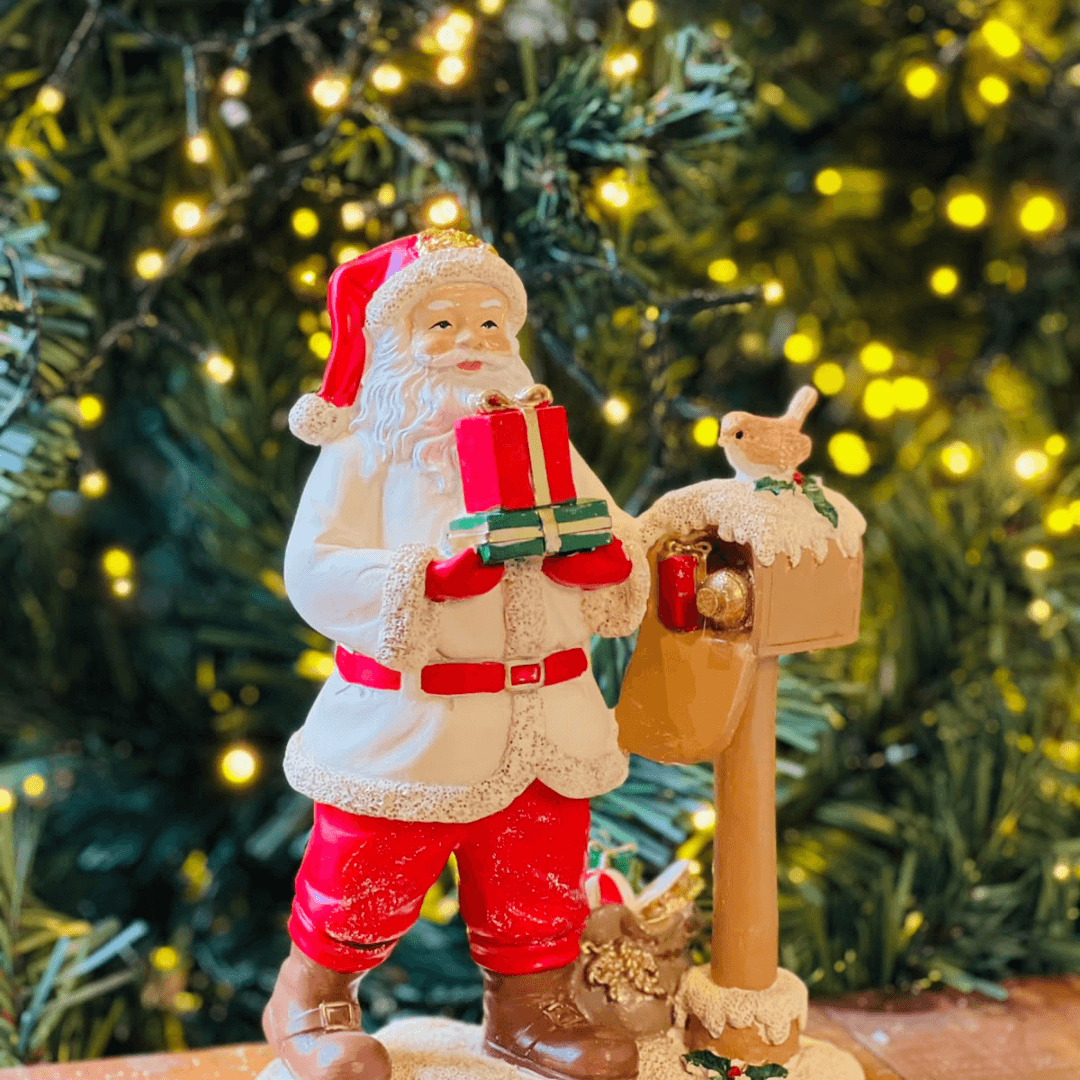 Decoração Noel com Presentes e Caixa de Correio – 14 x 20cm