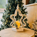 Lanterna Decorativa de Natal Estrela com LED – 40cm