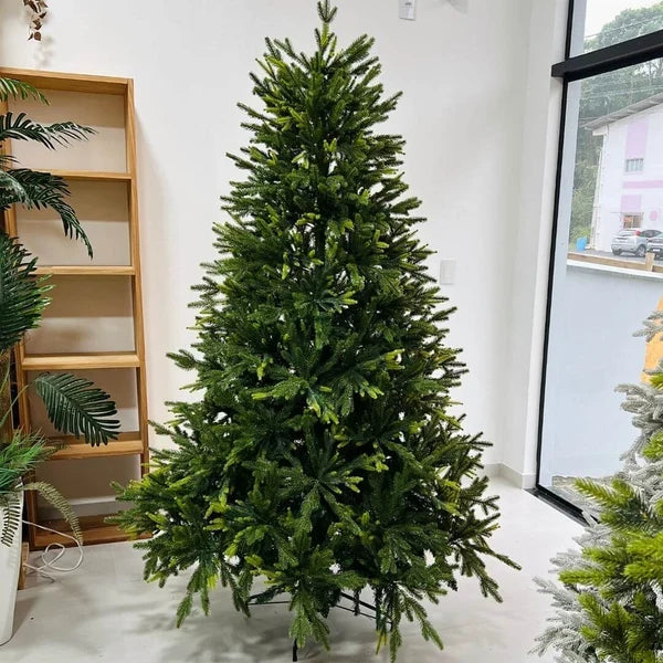 Árvore de Natal Roma 210cm – 1264 Galhos com Folhas em Silicone