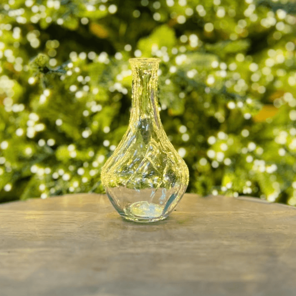 Vaso de Vidro Pumpkin – 9,5 x 9,5 x 17cm
