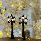 Enfeite Mini Luminária com 8 LEDs – 12,5 cm | 2 Unidades