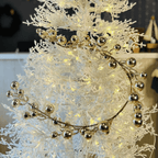 Festão com Bolinhas Brilhantes Flexível Champagne – 150 cm