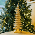 Mini Árvore de Natal Dourado – 42 cm