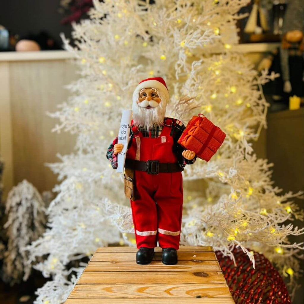 Papai Noel Natal Engenheiro - 45cm